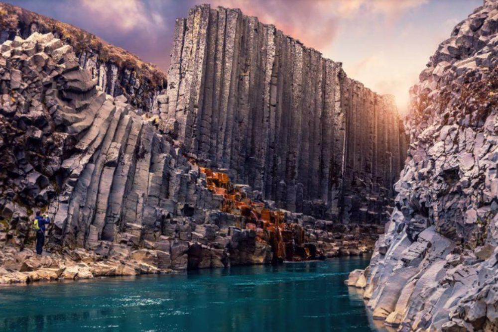basalt columns, iceland