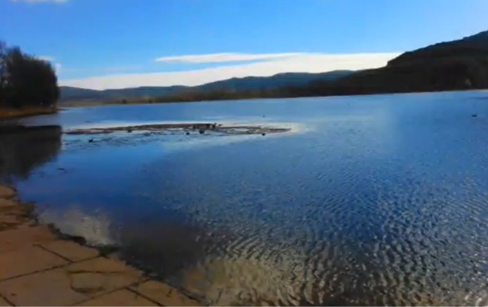 Dayet Aoua, a crater lake in the Middle Atlas, marks volcanic activity from the youngest chapter of the Atlas story