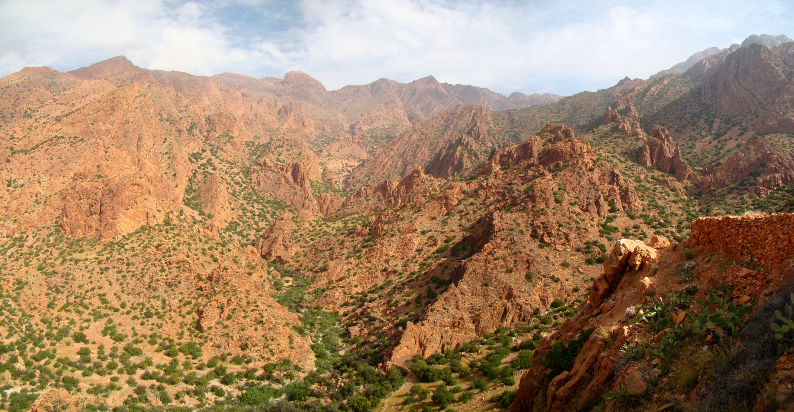 Anti-Atlas mountain terrain near the Imiter silver mine Morocco district