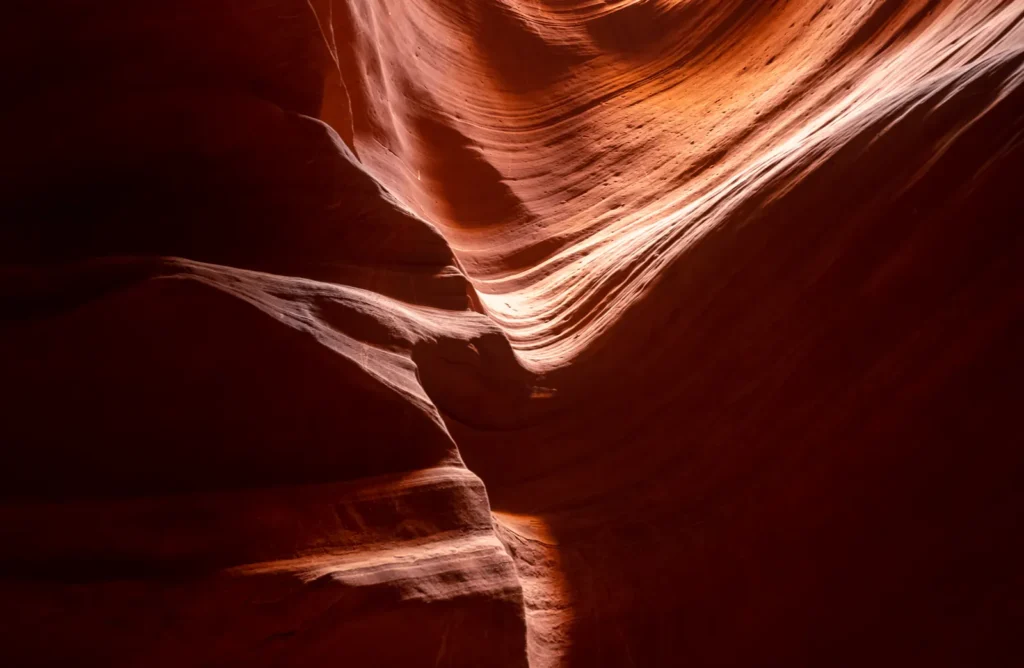 Antelope Canyon Arizona sandstone walls inside a Navajo Nation slot canyon