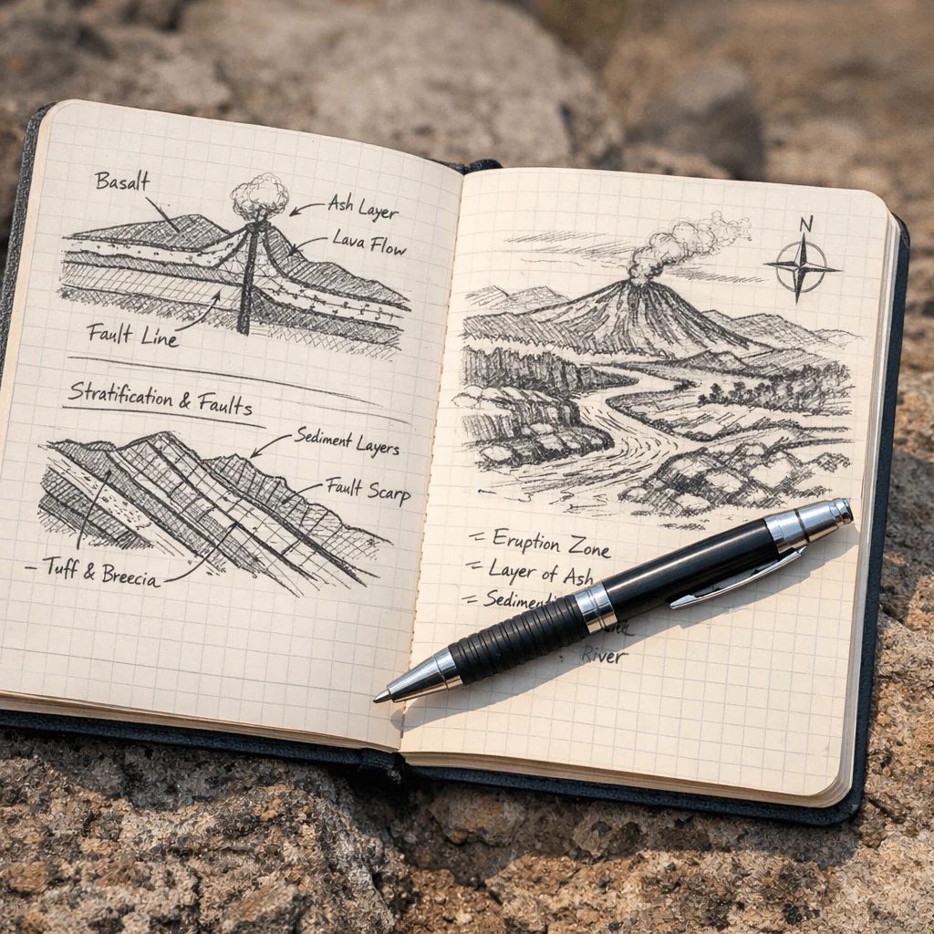 a field notebook
